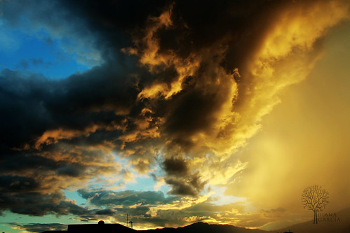 IMG_7693 by Diana García S., sunset sky clouds