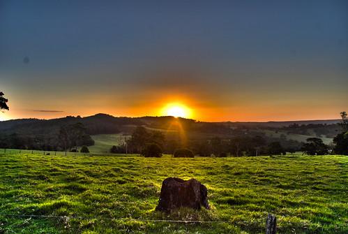 sunset au australia lookout qld queensland gus hdr ravensbourne beutel