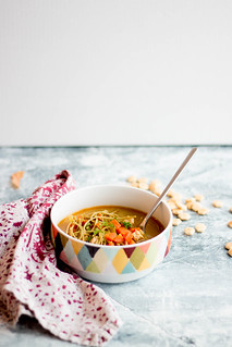 chikn' noodle soup // miso + nooch | by heatherpoire