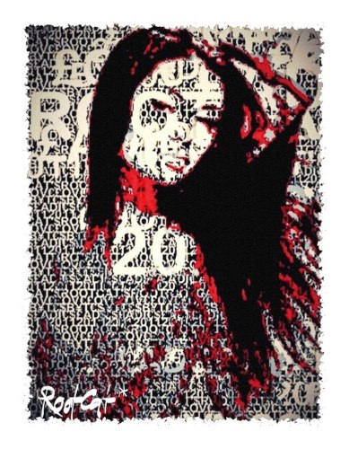 #Rocket 2 #Russia by #RootCat #Huygenz 2013 #ASCii #TYPO #HANDPRINTS *  136 | by RootCat (flickr)