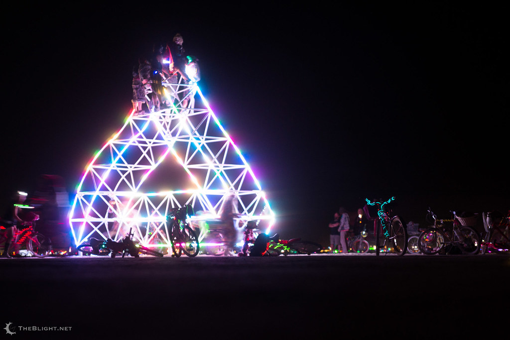 The Penrose Triangle by Blake Courter, Burning Man 2013