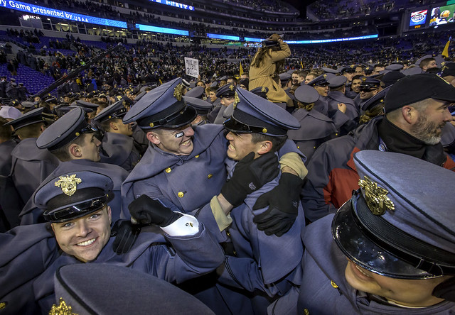 Army-Navy Game - The thrill of victory.