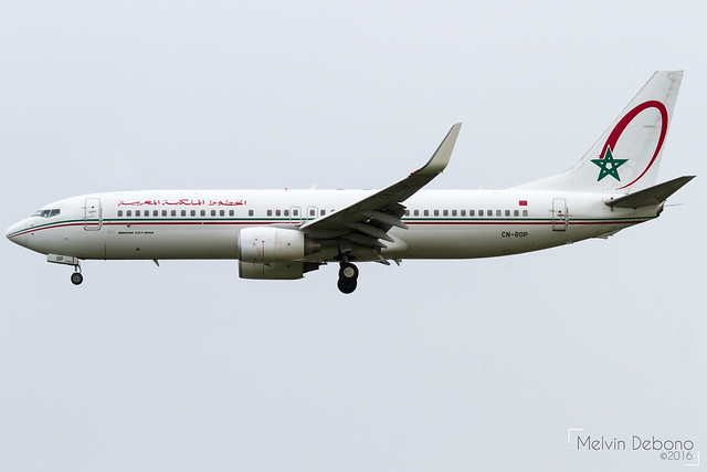 Royal Air Maroc (RAM) Boeing 737-8B6  |  CN-ROP  |  London Heathrow  - EGLL