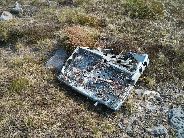 Aircraft Wreckage on Cuilags