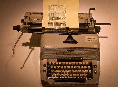 Typewriter from Stanley Kubrick's THE SHINING | Stanley Kubr… | Flickr