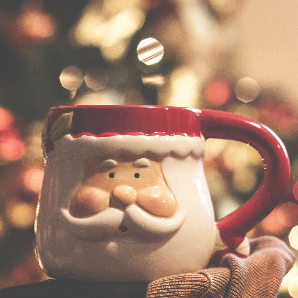 Santa loves coffee