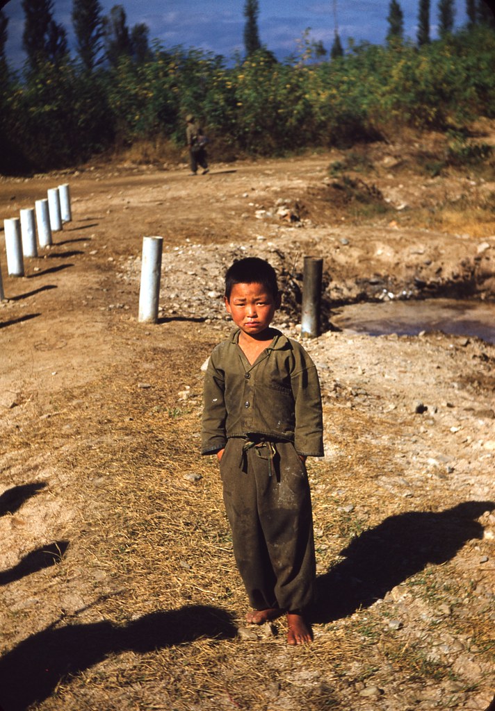 Korean Boy at Chunchon, Oct. 1951