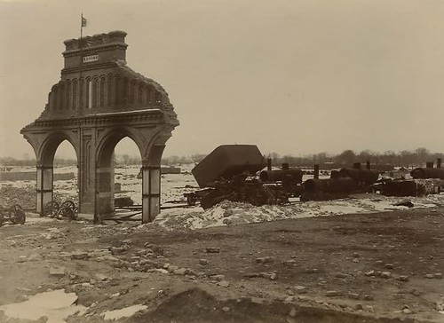 马家堡火车站被义和团捣毁－北京城最早的火车总站 1900 Peking Railway Station, Boxer Rebellion