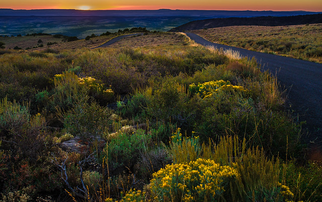 Sunset from the southwest of Steens Mountain