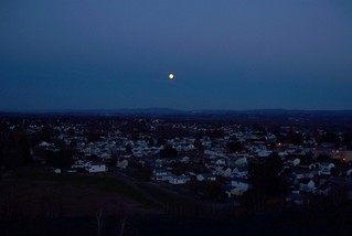 moonrise over Swoyersville