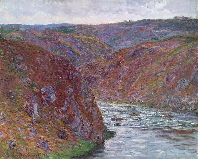 1889 Claude Monet The Creuse sunligth effect(MFA Boston)(65 x 92 cm)