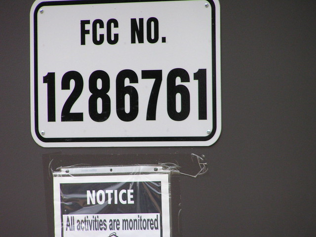 New Auburn tower FCC number