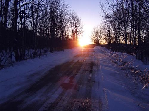 winter sunset sun december maine lowwintersun