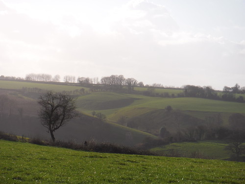 Pitt Valley, from Cliff Hill SWC Walk 284 Bruton Circular (via Hauser &amp; Wirth Somerset) or from Castle Cary