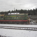 Locomotives sur le transsibérien‎