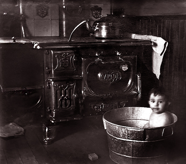 Bath Time, 100 Years Ago