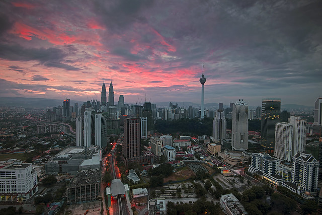 Epic Sunrise in Kuala Lumpur
