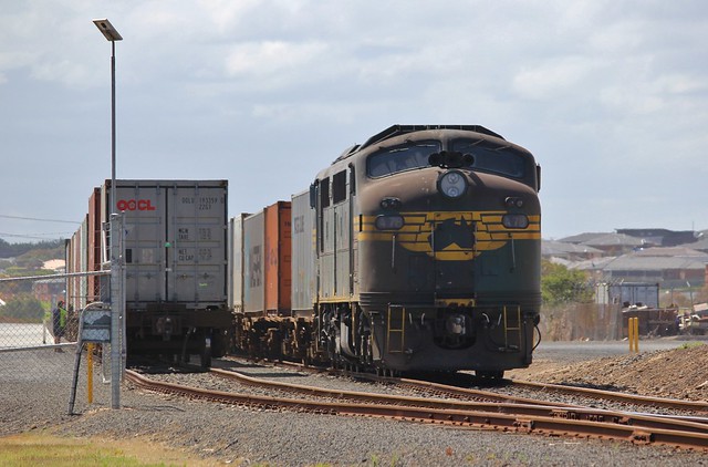 A78 has just arrived and shunted its train at WestVic Warrnambool