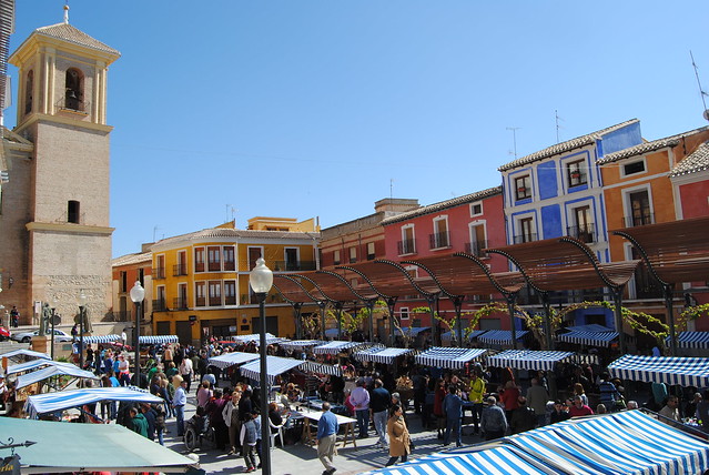 Spanish craft market in Mula