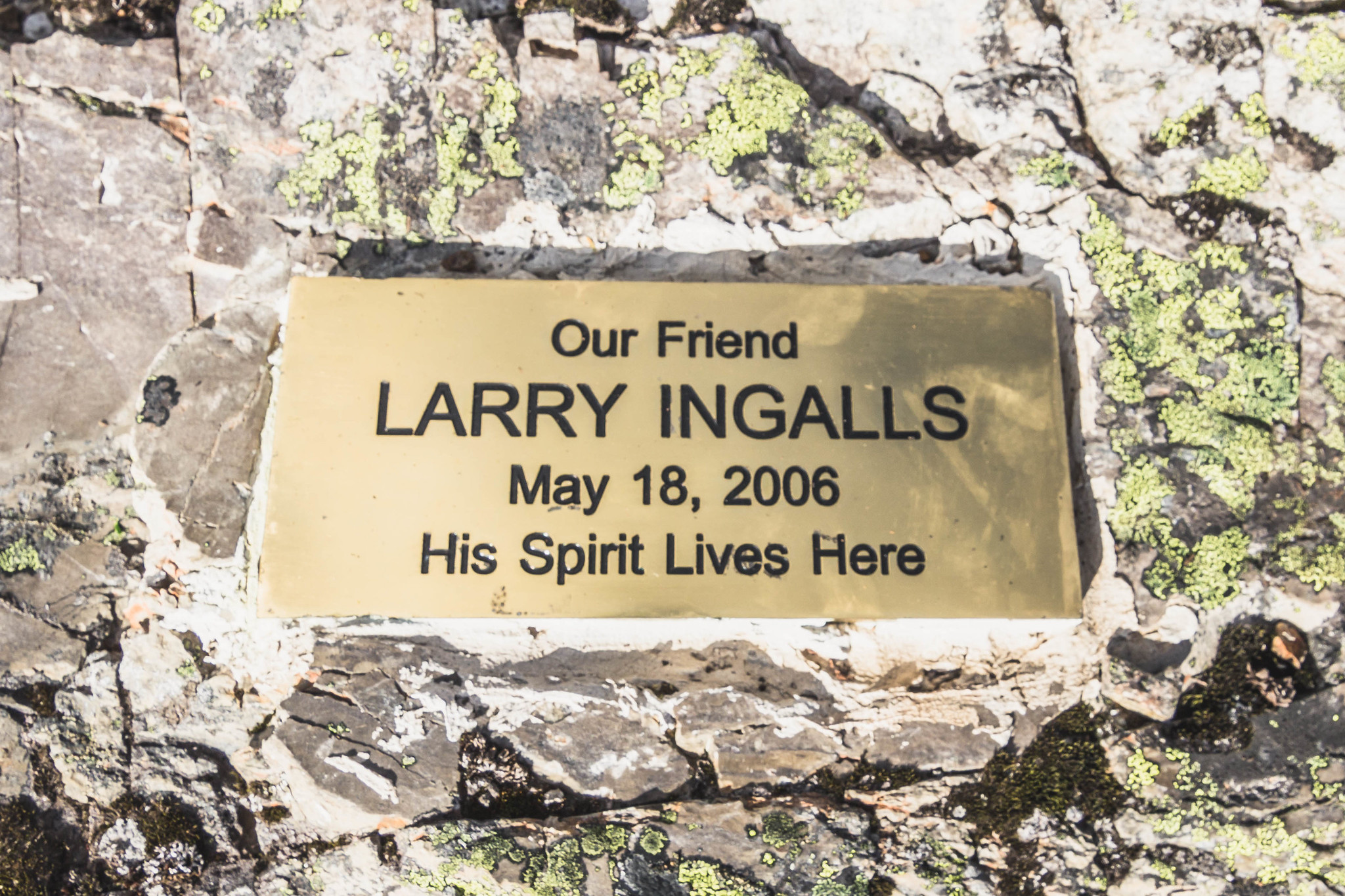 Larry Ingalls memorial