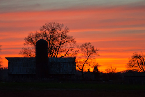 sunset sky farm photoaday frederickmd
