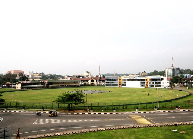Galle International Cricket Stadium as taken from Ramparts of Dutch Fort, Sri Lanka