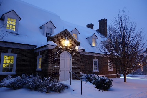 UD's Jastak-Burgess Hall in Snow Storm 2