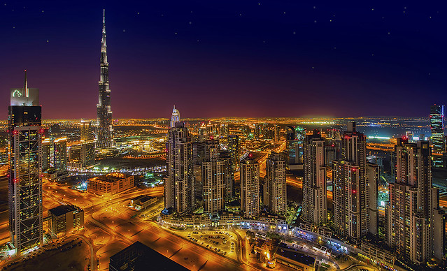 DUBAI - Burj-Khalifa (Height: 828 meters)