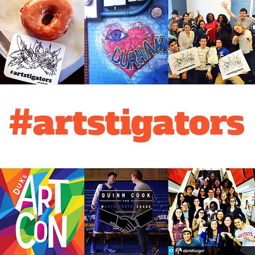 Congrats to the @artstigators on reaching 1k! Keep on artstigatin' #BlueDevils! #artstigators #DukeArts #PictureDuke #DukeStudents