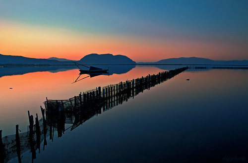 sunrise lagoon greece calmness morningcolors messolonghi