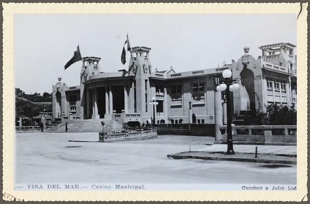 vina-del-mar-casino, postal de la Casa Curphey y Cofré Ltda.