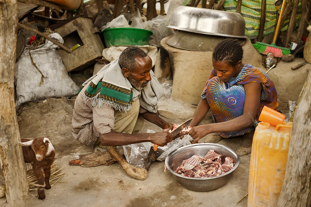 Goat for Dinner - Preparing the Meat