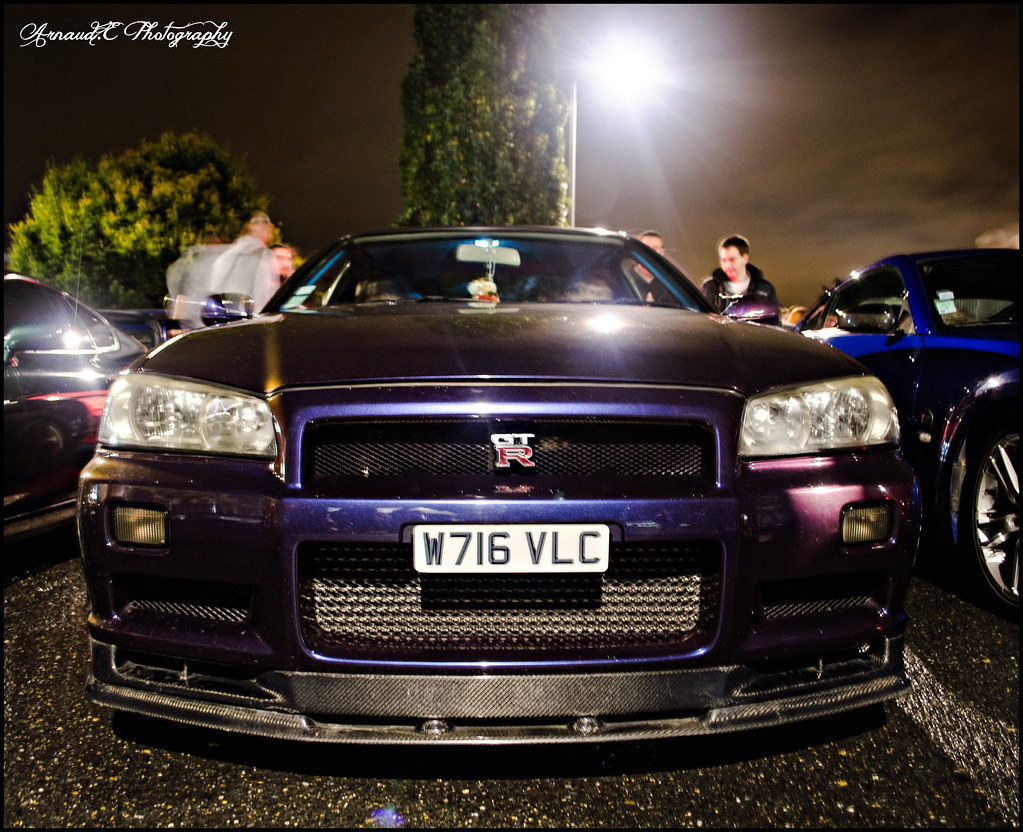 Nissan Skyline R34 Gtr V Spec Midnight Purple Gtr Night 2 Flickr