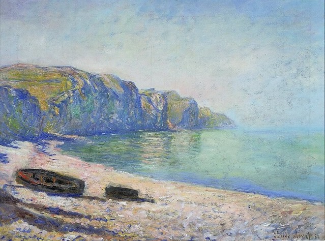 1882 Claude Monet Boats on the beach at Pourville,Low tide(Kreeger Museum)(60,5 x 79,5 cm)