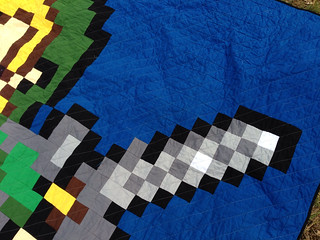 Link Pixel Quilt | Sword and quilting detail. Blogged: moder\u2026 | Flickr