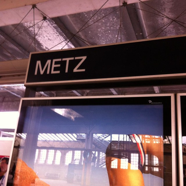 Me voici à #Metz ... me promener, photographier, visiter, lire, écrire.