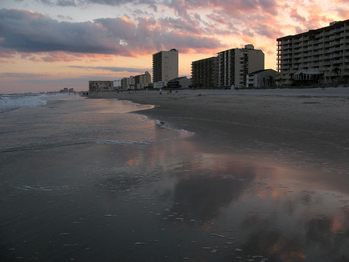 Watermirror by Lunken Spotter, North Myrtle Beach, SC                               ocean trip travel sunset vacation beach sc wate