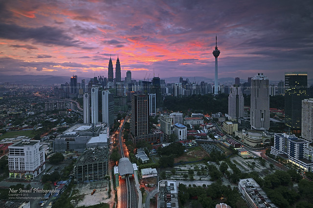 Epic Sunrise in Kuala Lumpur