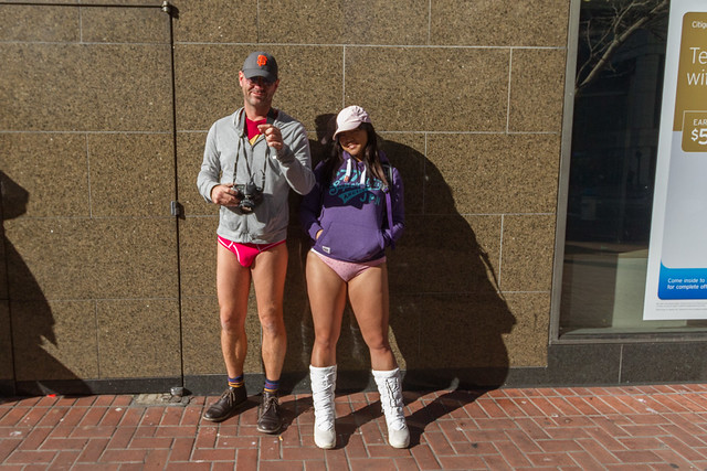No Pants Subway Ride 2014, San Francisco