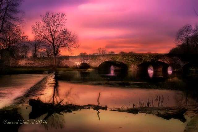 Kells bridge at sunset..
