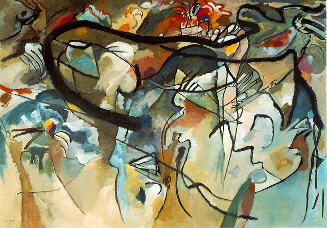 Kandinsky, Wassily ( ) - 1911 Composition V (Private Collection)