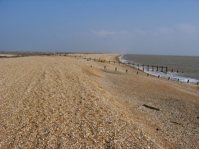 The beach in Lydd Ranges