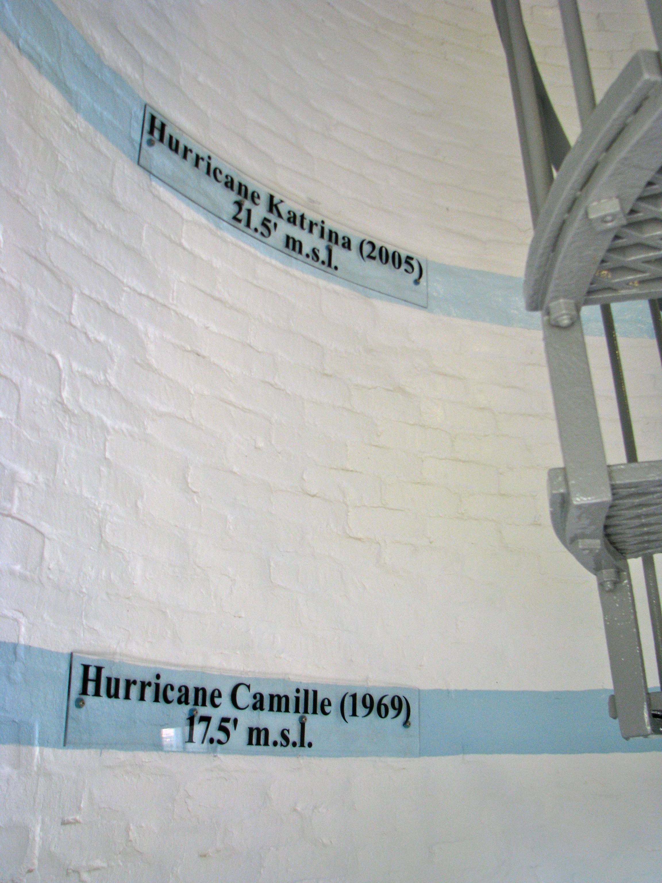 Hurricane Katrina Flood Marker