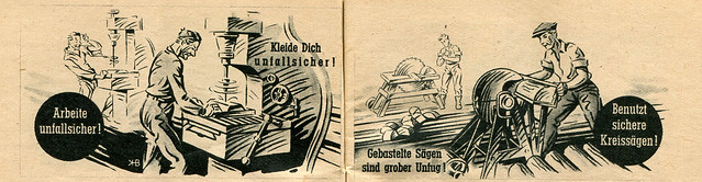 Unfallverhütungskalender der Berufsgenossenschaften 1950, Illustration 4
