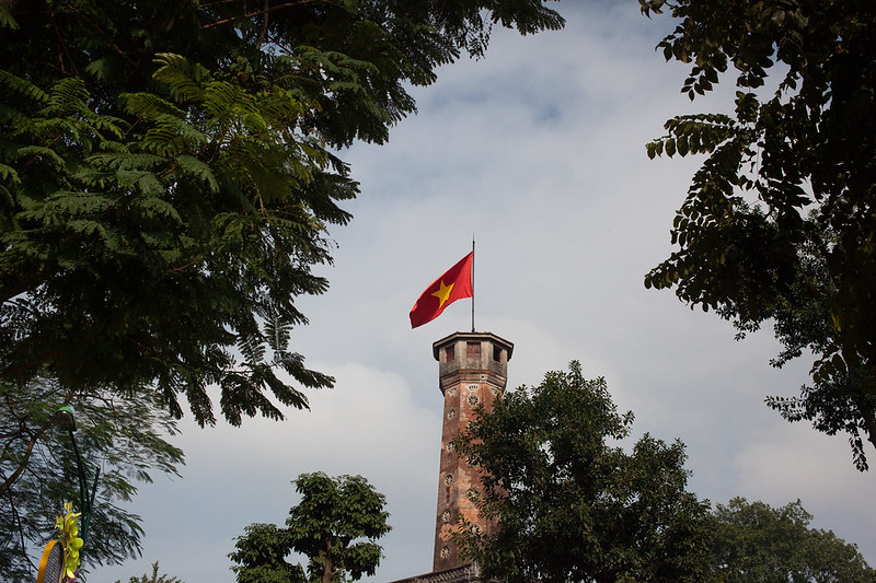Flag Tower of Hanoi , Vietnam