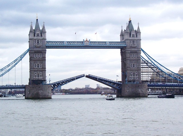 Tower Bridge Opening, London, March 2009