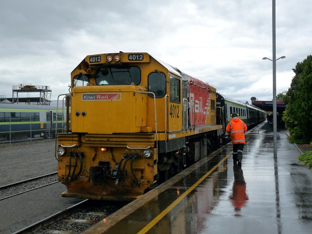 wet train at Masterton