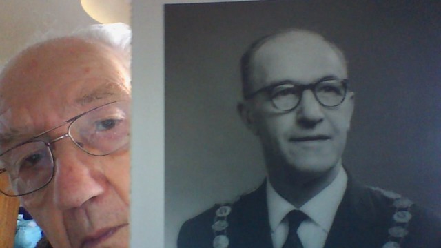 A son and his father, 2014: John Burnham and Len Burnham