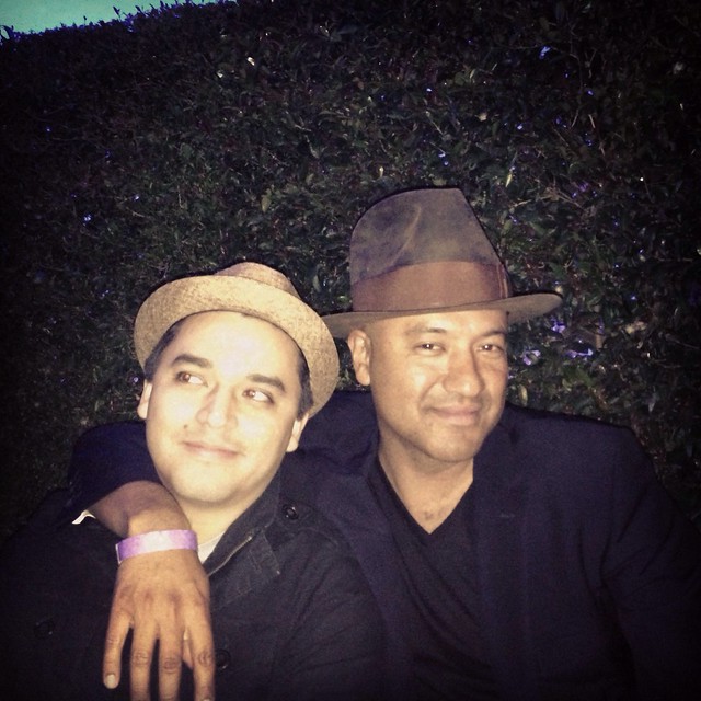 Douglas Spain and Juan Escobedo at LA Film Fest party 2013