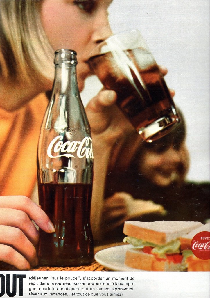 The 1960s-1968 ad for Coca-Cola